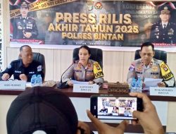 Polres Bintan Paparkan Kinerja 2025, Kecelakaan Fatal Turun 50 Persen