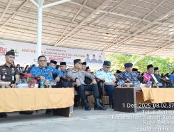 Peringati HUT Korpri ke-54 dan Hari Guru Nasional, Polresta Barelang Hadiri Upacara di Dataran Engku Putri