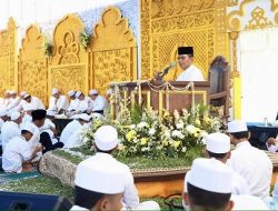Haul Akbar Ke-16 Batam, Ribuan Jemaah Al-Khidmah Padati Masjid Agung Raja Hamidah