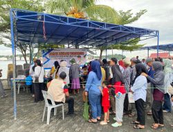 Polsek Belakang Padang Dukung Gerakan Pangan Murah Pemko Batam Jelang Natal dan Tahun Baru