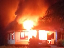 Diduga Bocor Tabung Gas, Rumah Warga di Pulau Pemping Batam Ludes Terbakar