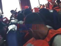 Ombak Tinggi Guncang Kapal Dumai Line, Tangis Penumpang Pecah di Tengah Pelayaran