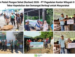 Pegadaian Peduli Pangan Sehat 2026, Tebar Semangat Berbagi dan Kepedulian Sosial di Momentum Idul Adha