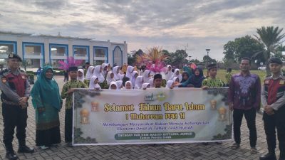 Yayasan Miftahul Jannah Meriahkan Pawai 1 Muharam di Masjid Sultan Mahmud Riayat Syah Batam