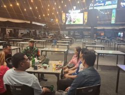 Koramil 01/Lubuk Baja Gelar Nobar Piala Dunia di Lima Titik, Ratusan Warga Batam Antusias Pererat Kebersamaan dan Silaturahmi