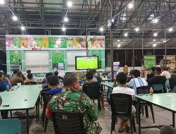 Koramil 03/Nongsa Gelar Nobar Piala Dunia di Enam Lokasi, Perkuat Kebersamaan TNI dan Masyarakat