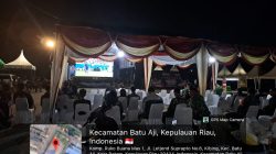 Penuh Keseriusan di Penghujung Piala Dunia, Koramil 02/Sekupang Gelar Nobar Bersama Warga di Dua Lokasi